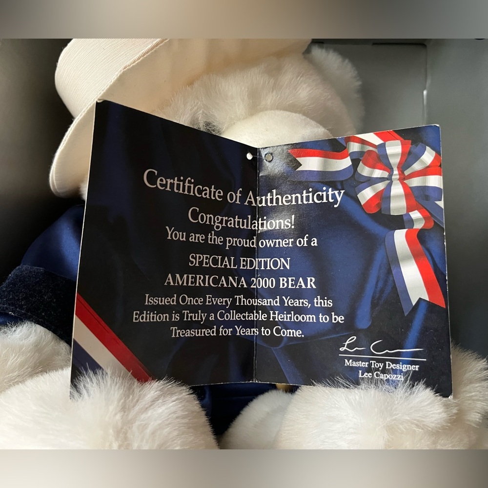 DanDee 
Special Edition 
 Americana 2000 Bear
Anniversary Edition - Picture 3 of 3